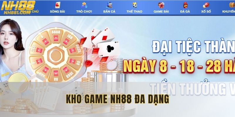 Cổng game sở hữu kho tàng trò chơi đồ sộ